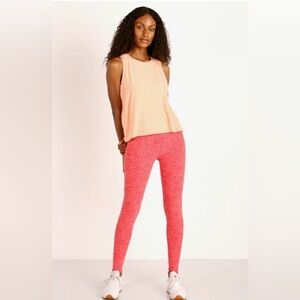 Beyond Yoga Spacedye Caught In The Midi High Waisted Legging XS Pink Heather